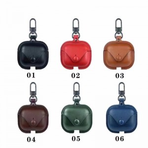 เหมาะสำหรับ Apple AirPods Pro 3 Case, กล่องหูฟังไร้สายบลูทู ธ , กล่องเก็บกล่องเก็บ, ชุดป้องกันที่ครอบคลุมและมีรอยขีดข่วน, สีน้ำตาลหนังอิตาลี