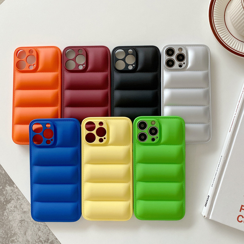 ผลิตภัณฑ์ใหม่เหมาะสำหรับ Apple iPhone14 Down Jacket Solid Color โทรศัพท์มือถือเคสเลนส์อัพเกรดการป้องกันการป้องกันการป้องกันแบบเต็มรูปแบบการป้องกันการชนกัน